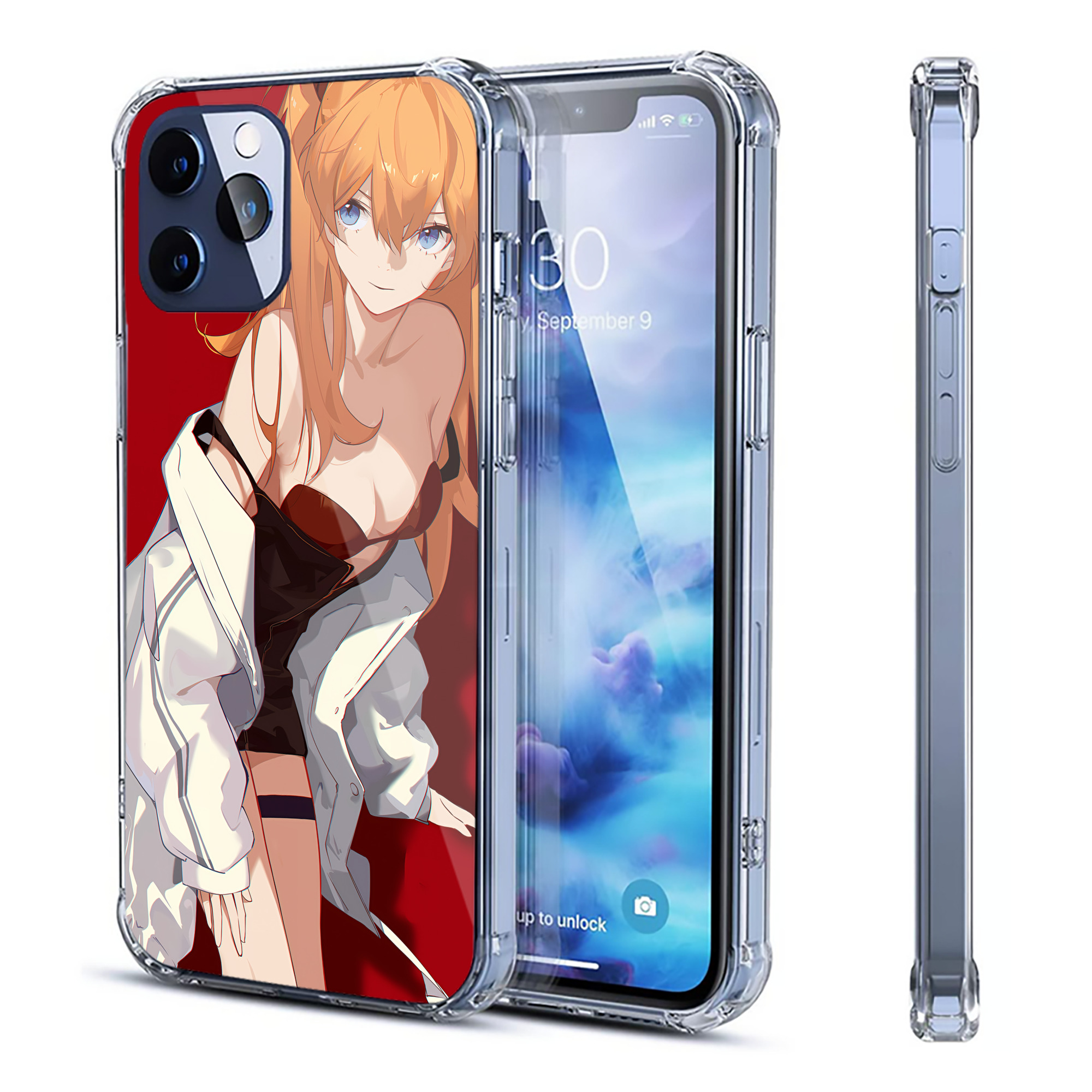 （画像用） EVA 新世紀エヴァンゲリオン 【iPhone 12シリーズ対応】透明スマホケース（クリアソフトケース）
